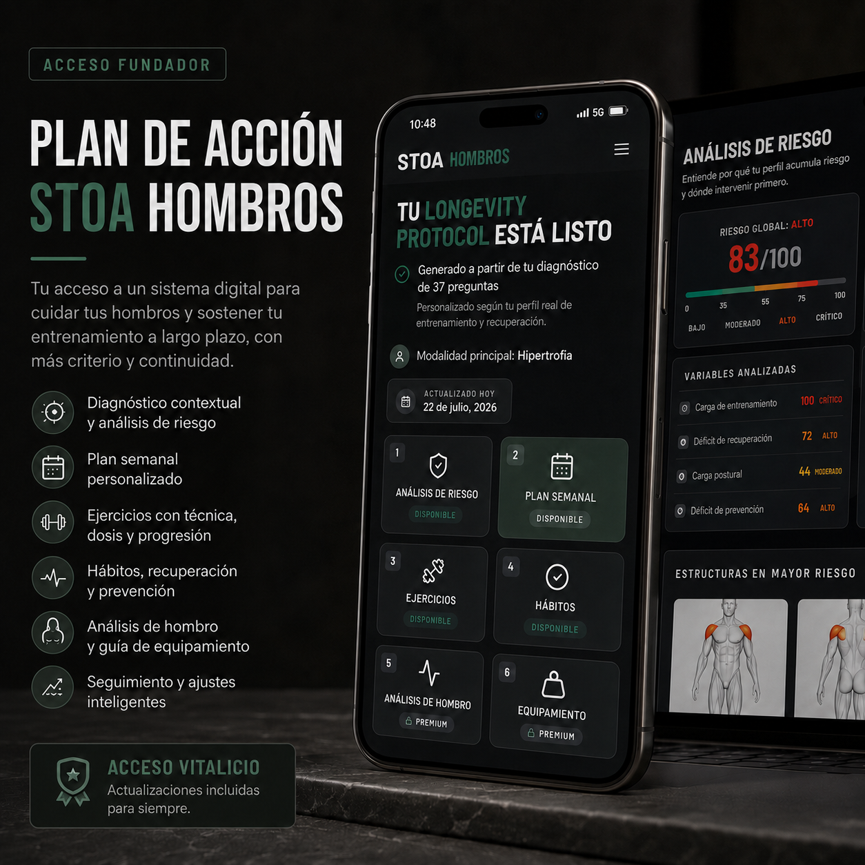 Acceso Fundador -  Plan de Acción STOA Hombros.